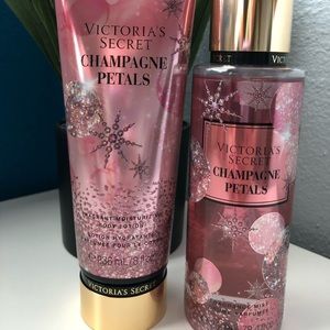VS CHAMPAGNE PETALS Body Lotion & Mist Set